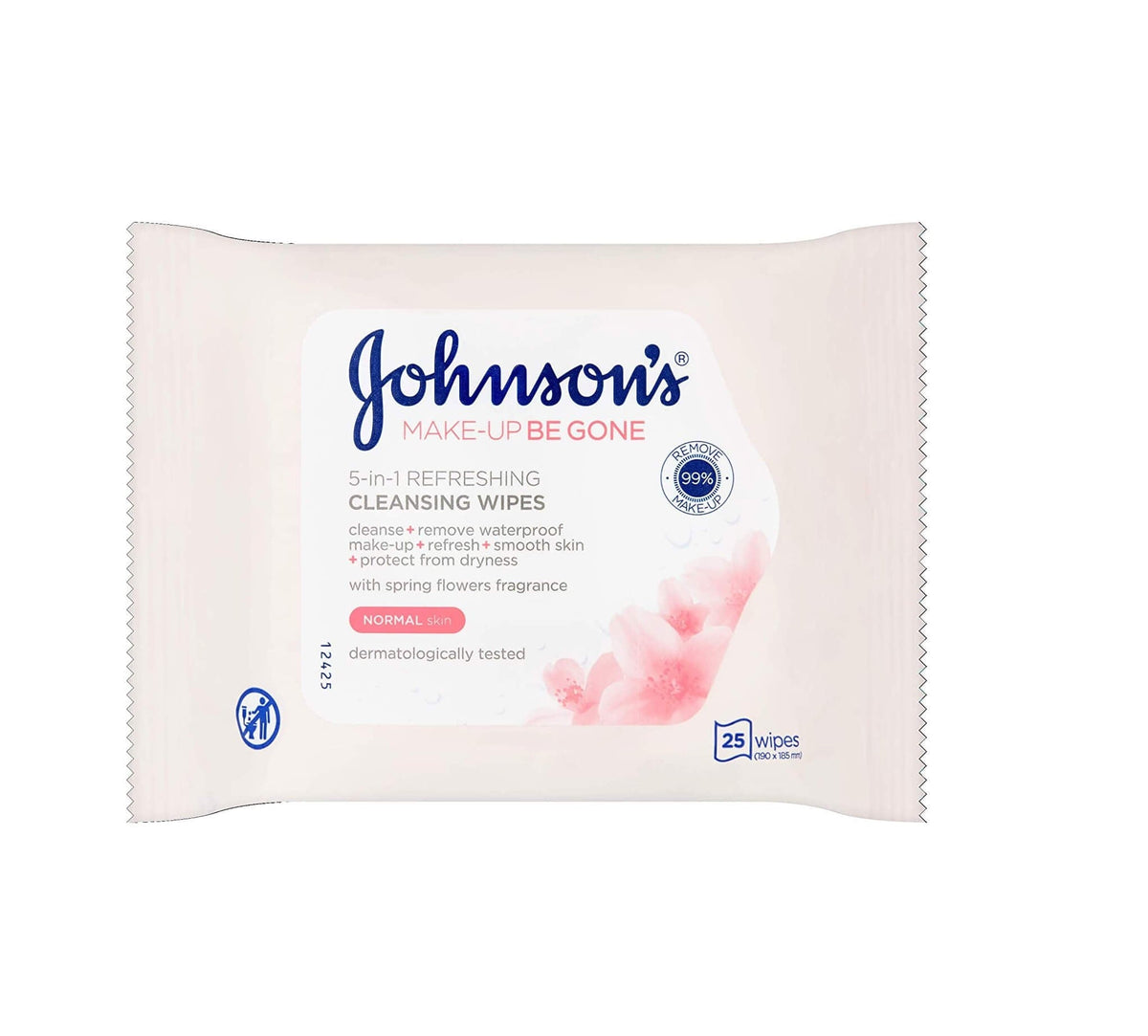 Johnsons Face Care Wipes Make Up Be Gone 5 In 1 Refreshing 25'S BAMS