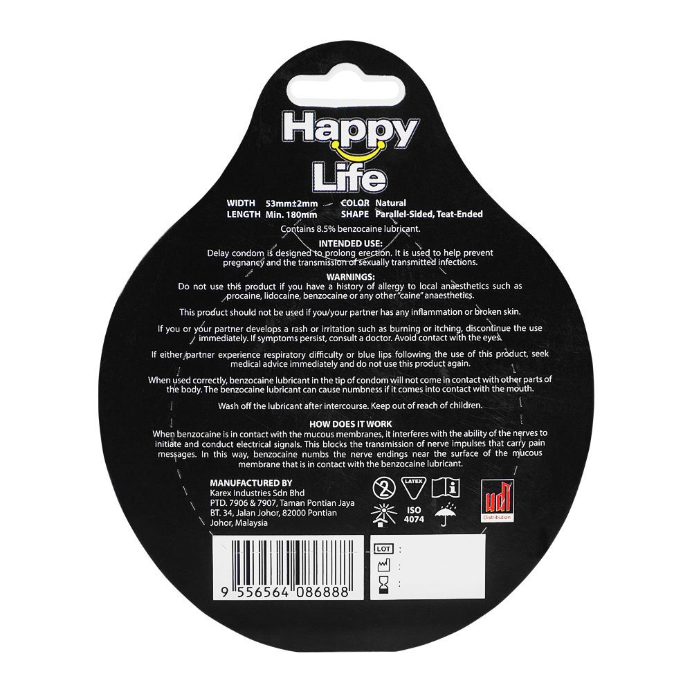 Happy Life Intense Delay Condom