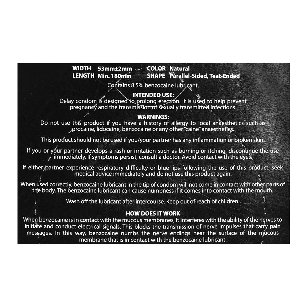 Happy Life Intense Delay Condom