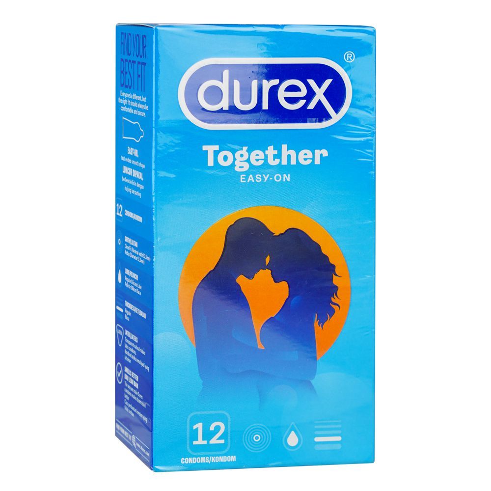 Durex Together Easy-On Condoms Pack Of 12