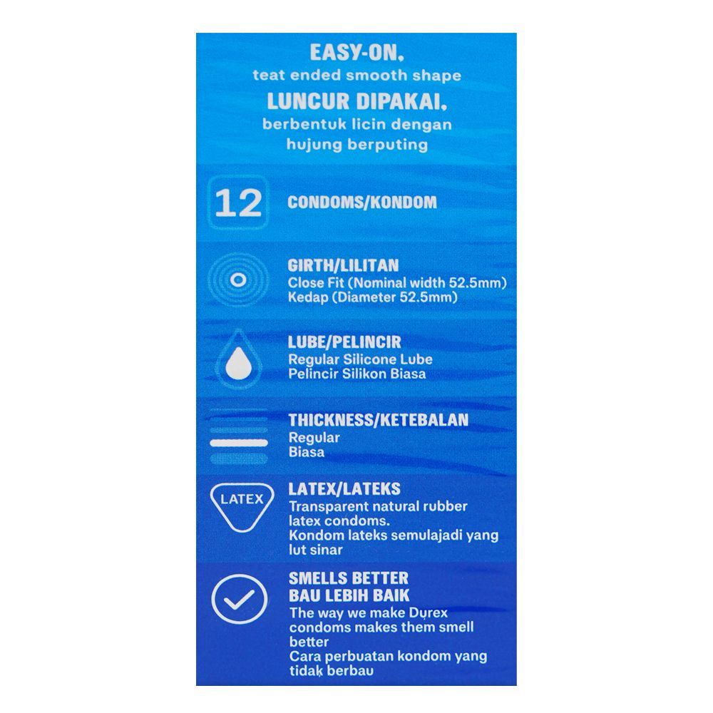 Durex Together Easy-On Condoms Pack Of 12