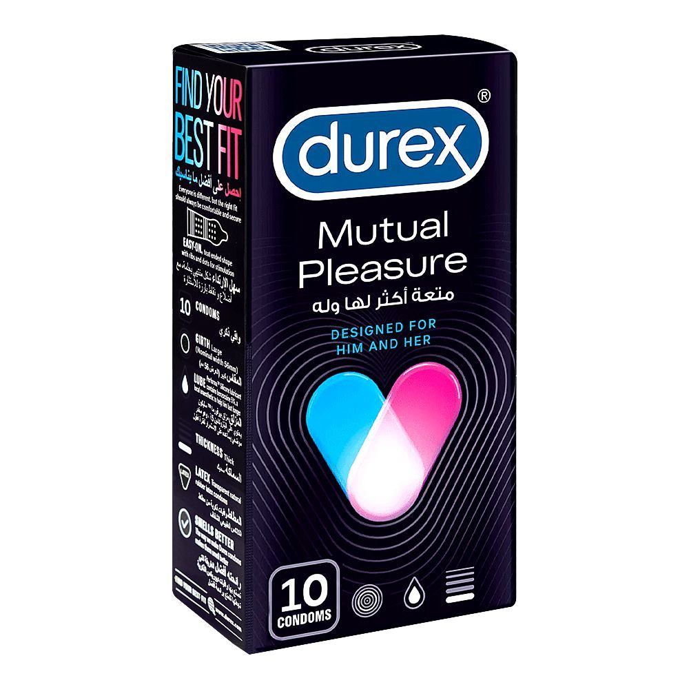 Durex Mutual Pleasure Condoms Pack Of 10