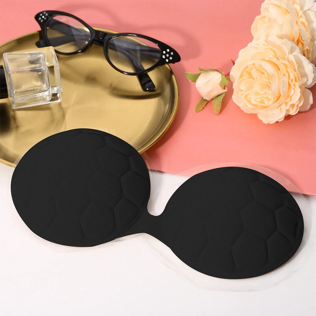 Round Textured Strapless Silicone Bra