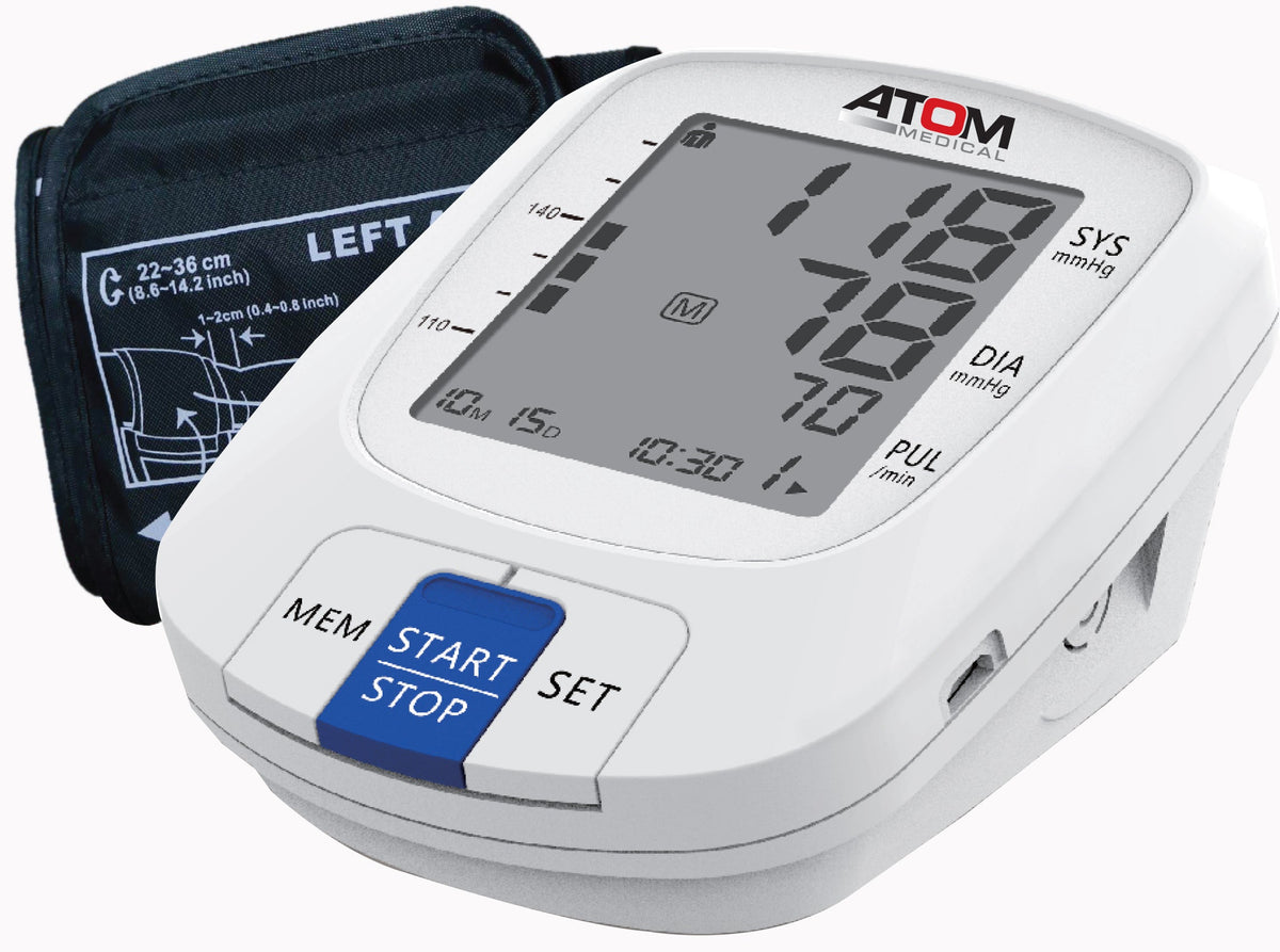 Buy Atom AT 604 Digital Blood Pressure Monitor Online – BAMS