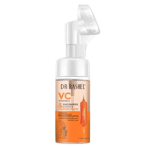 Dr. Rashel Vitamin C & Niacinamide Essence Cleansing Mousse, 120ml best quality face cleanser mousse best price in pakistan online 