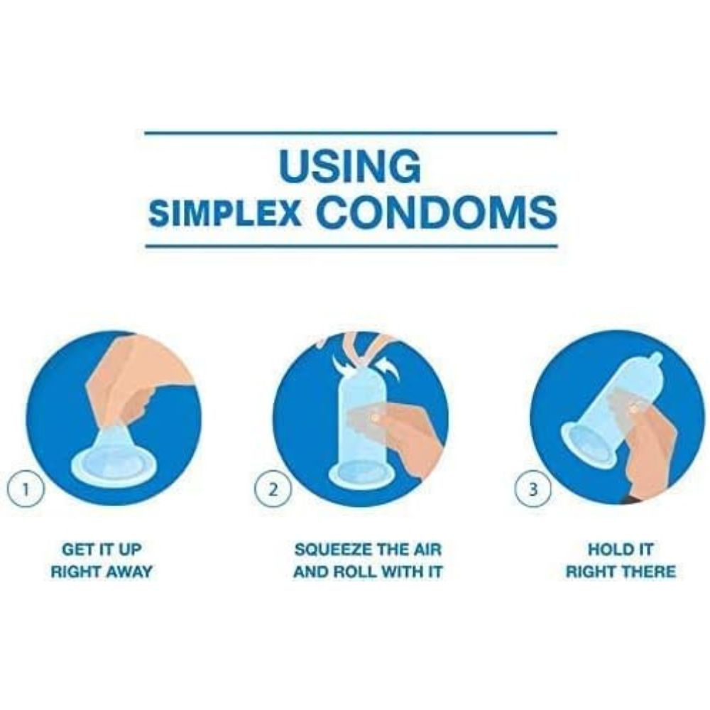 Simplex Super Thin Natural Latex Mango Flavored Condom – Pack of 12