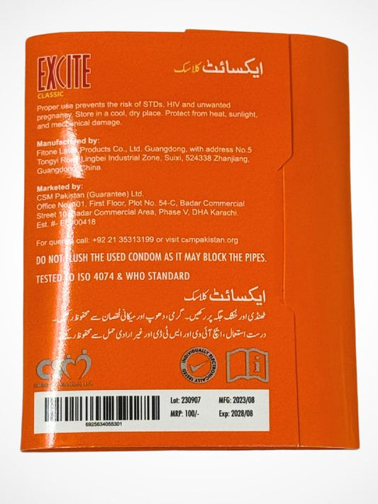 Excite Classic Imported Condoms