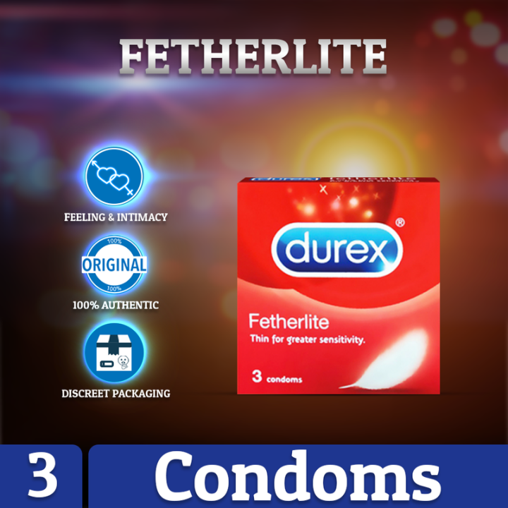 Durex Featherlite Pack of 3 best durex thin and sensitive product price in Pakistan online