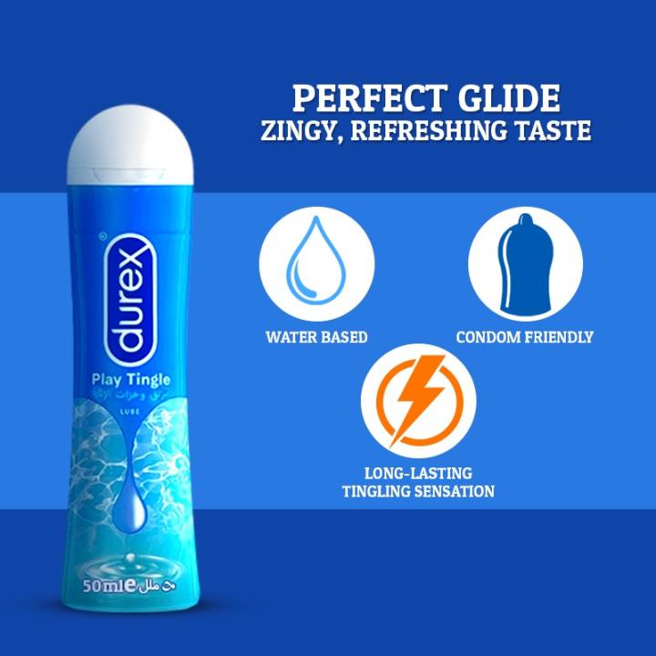 Durex Perfect Glide /Play tingle Lube 50 ml best quality durex sex gel best price in pakistan online