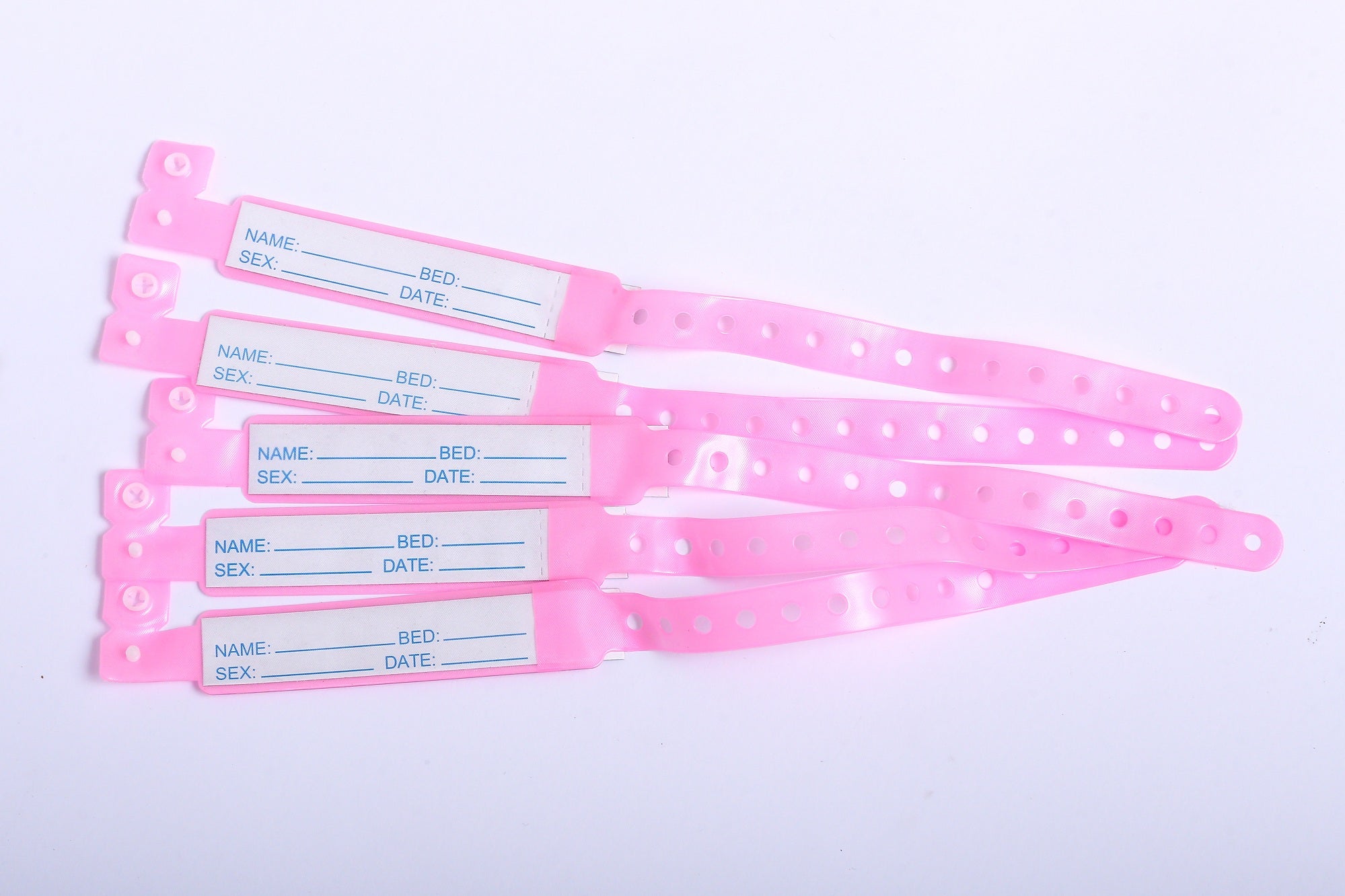 Pack Of 100 : Life Care Hospital Bracelets And Patient ID Barcode Wrist Bands
