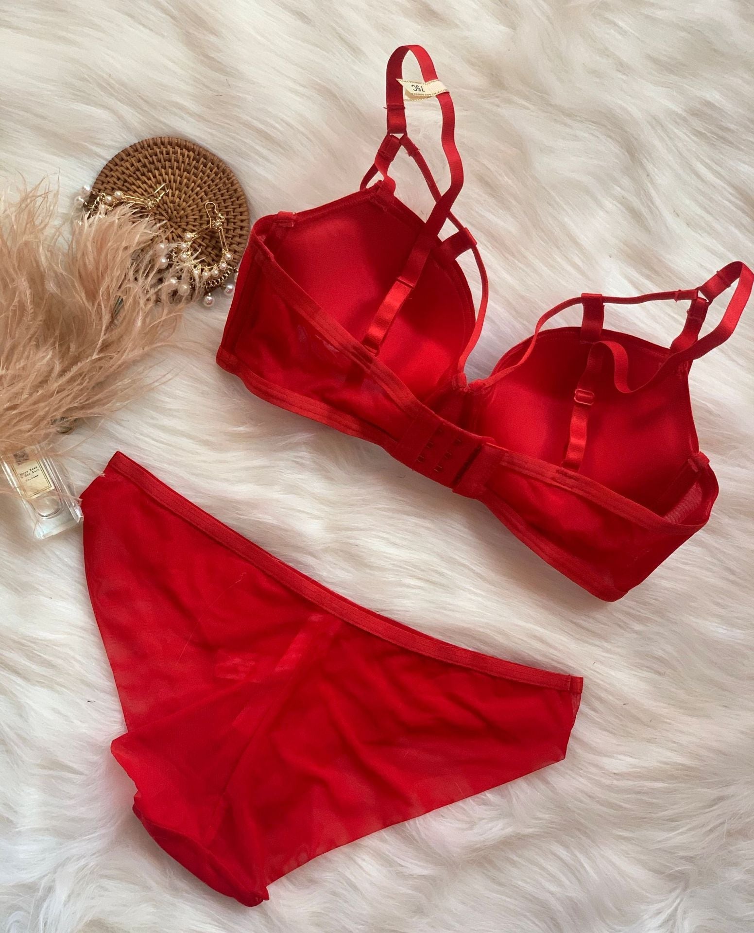 Bandage Super Padded Bra and Panty Set