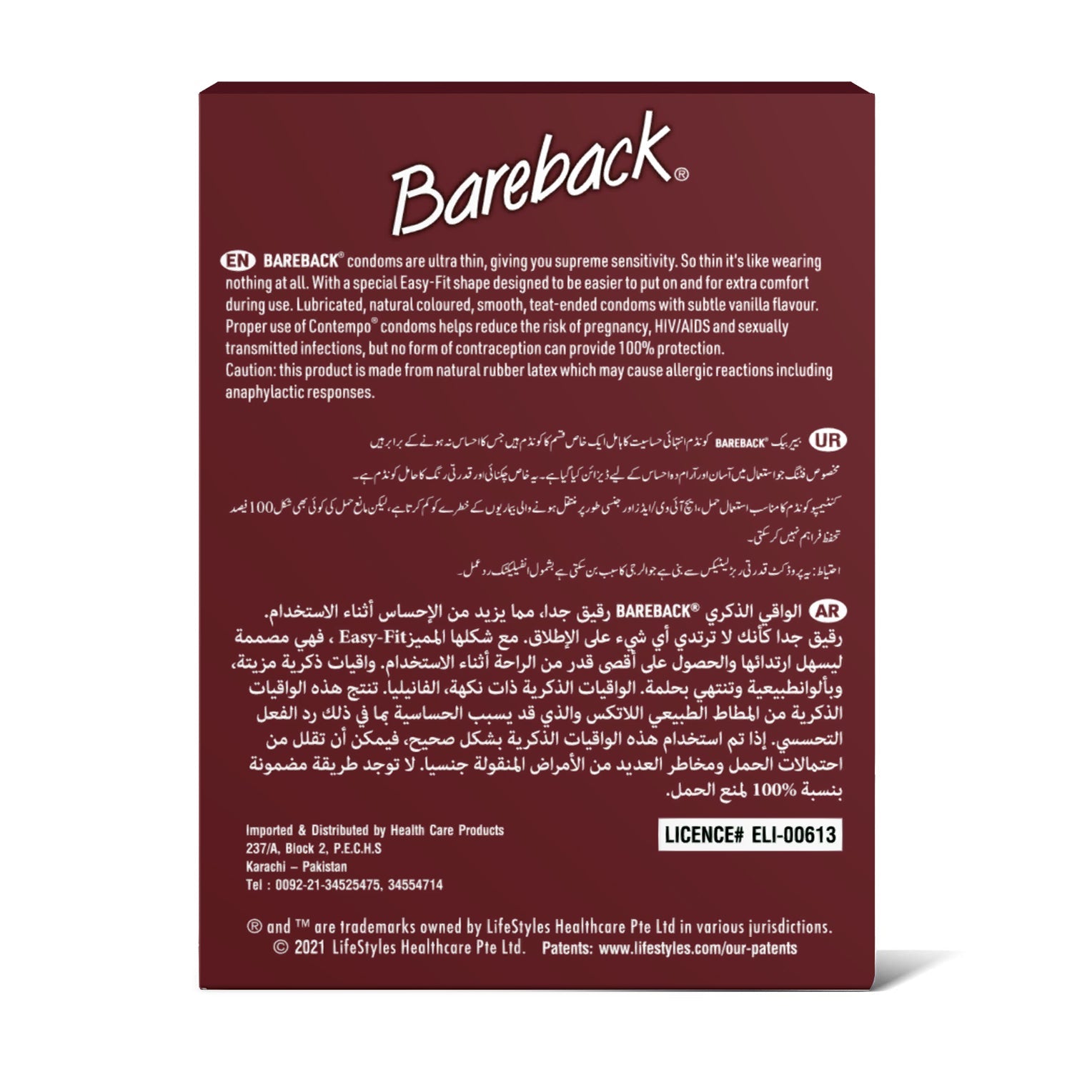 Bare Back Ultra Thin Condoms best quality condoms So thin it's like wearing nothing at all price in pakistan online